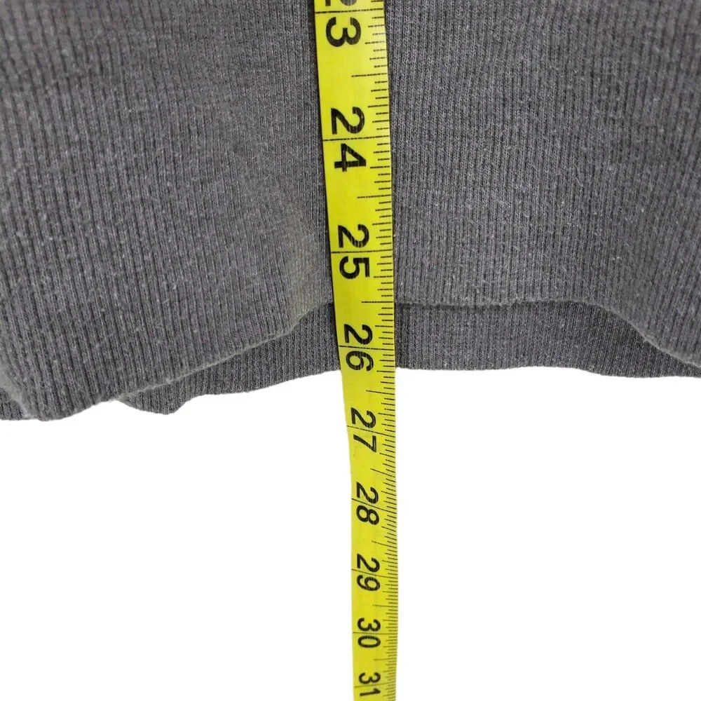 THE NORTH FACE Sweater Mens Medium Gray NEVER STOP EXPLORING Spell Out Hoodie
